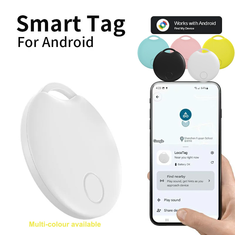 Android tracker tags gps nøglefinder bluetooth bagagetracker fungerer med google find min genstandsfinder til nøgle, pung, kuffert