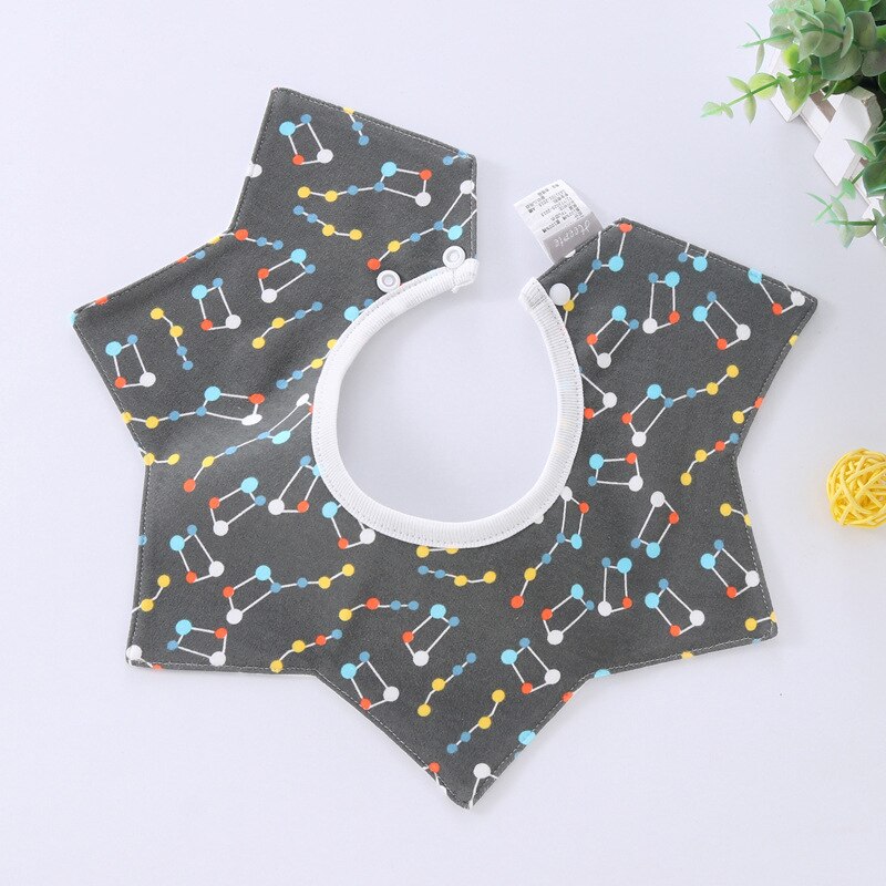 Cartoon Slabbers Katoen Waterdicht Doek Slabbetjes Speeksel Handdoek Draaiende Baby Babador Voeden Kiel Infant Burp Doeken Bandana Slabbetjes: 2