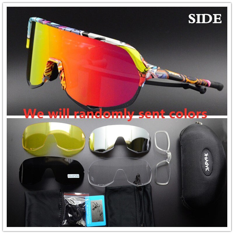 Fietsen Bril Gepolariseerde TR90 5 Lens Outdoor Sport Bril Mtb Racefiets Bril Fietsen Eyewear UV400 Fietsen Zonnebril: KEST-01