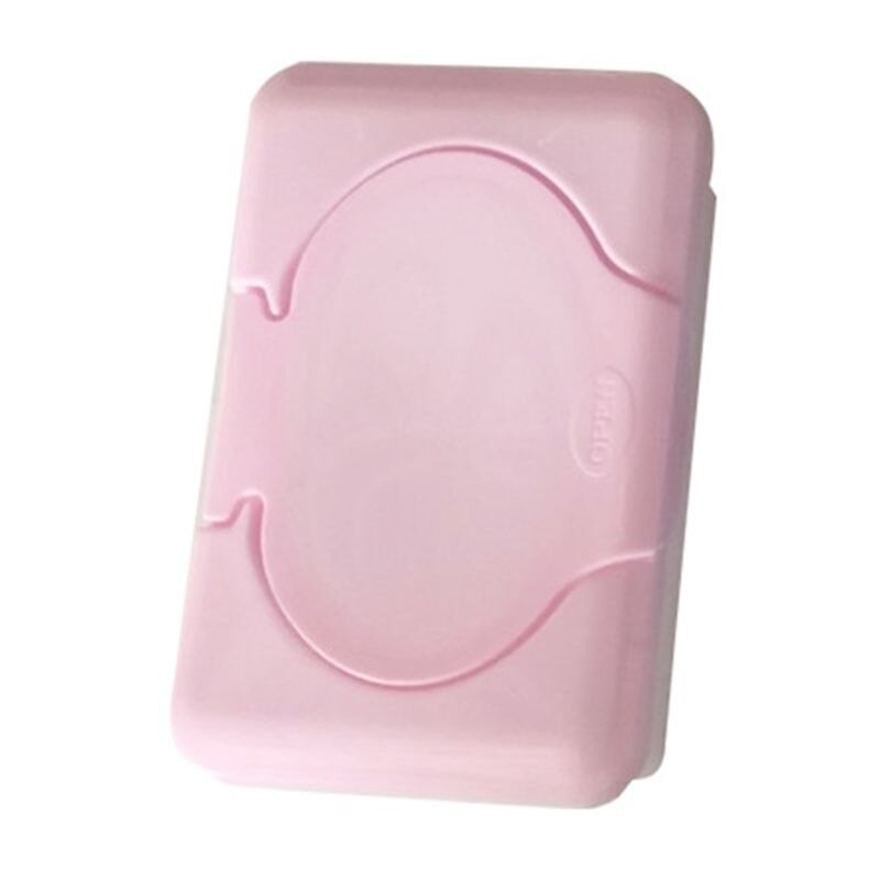 Wipes Dispenser Tissue Storage Box Case Wet Wipes Dispenser Holder with Lid for Countertops Desk