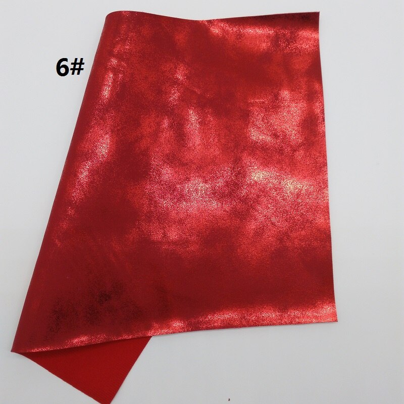 1pc 21 x 29cm syntetisk læder, cuero sintetico metallisk læder til fremstilling af sløjfertilbehør leosyntheticodiy  t165: 6