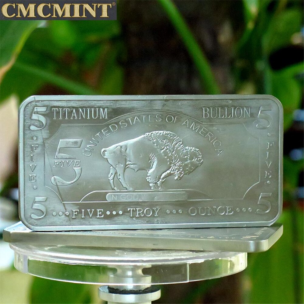 5 Oz Titanium Buffalo Bar