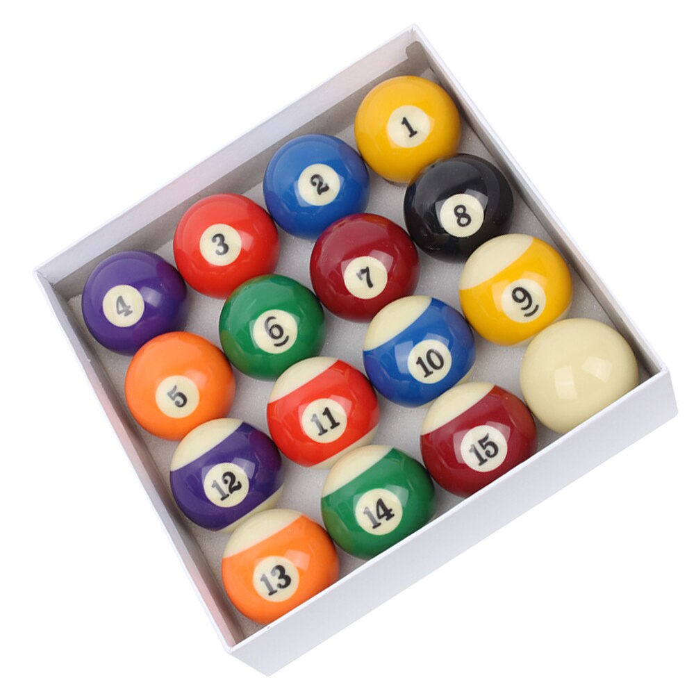 1 impostato/16 pz 48 MILLIMETRI Palla Da Biliardo kit Numero di Stile di Dimensioni Regolamentari Biliardo piscina palle impostato Completo per A casa del club di Gioco Forniture