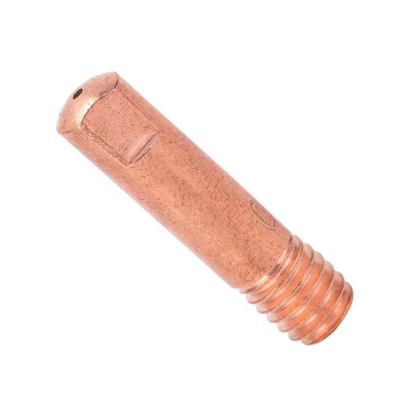 Soldeer Hoofd Solderen Gereedschap Contact Tips M6 Geleidende Nozzle Koperdraad Voeden Lassen Accessoires 15AKx0.8mm