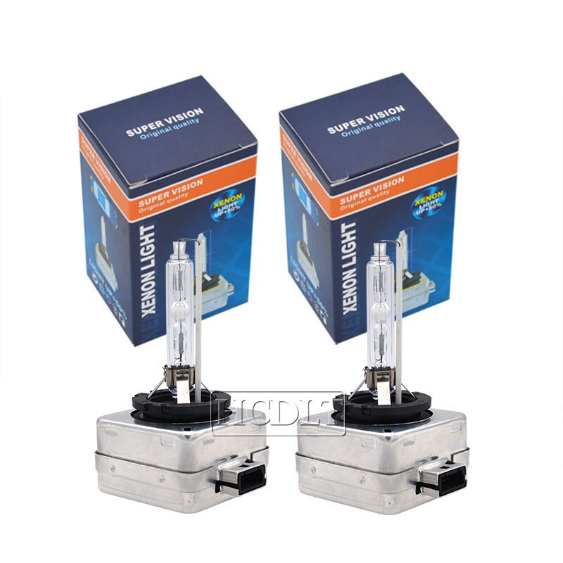 HCDLT – ampoule au xénon HID 55W D1S, ampoules au xénon pour phares de voiture 4300K 6000K 35W D3S HID 8000K D1 D3S, 2 pièces