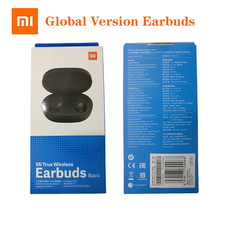 Xiaomi Redmi Airdots S Global Version 5.0 TWS Wireless Bluetooth Earphone Sport Noiseing Reduction Mi Ture Earbuds Headset