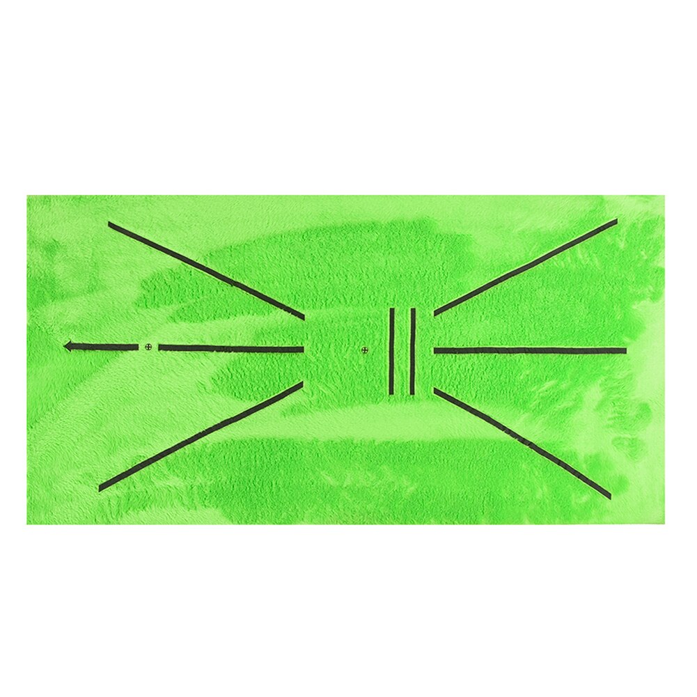 Golf Swing Pad Shot Direction Marker Tracking Indoor Home Golf Swing Training Pad with 3 Pieces of Practice Ball Track Pad Pract: 4mm  