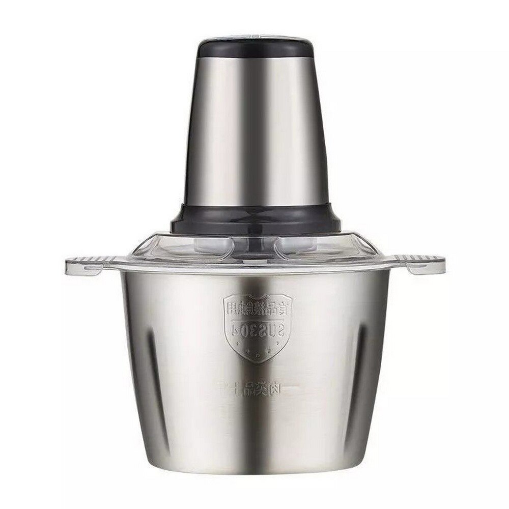 Electric Chopper Meat 2 Speeds 300W Stainless Steel 2L Capacity Food Chopper Food Processor for Meat Vegetables Fruits and Nuts
