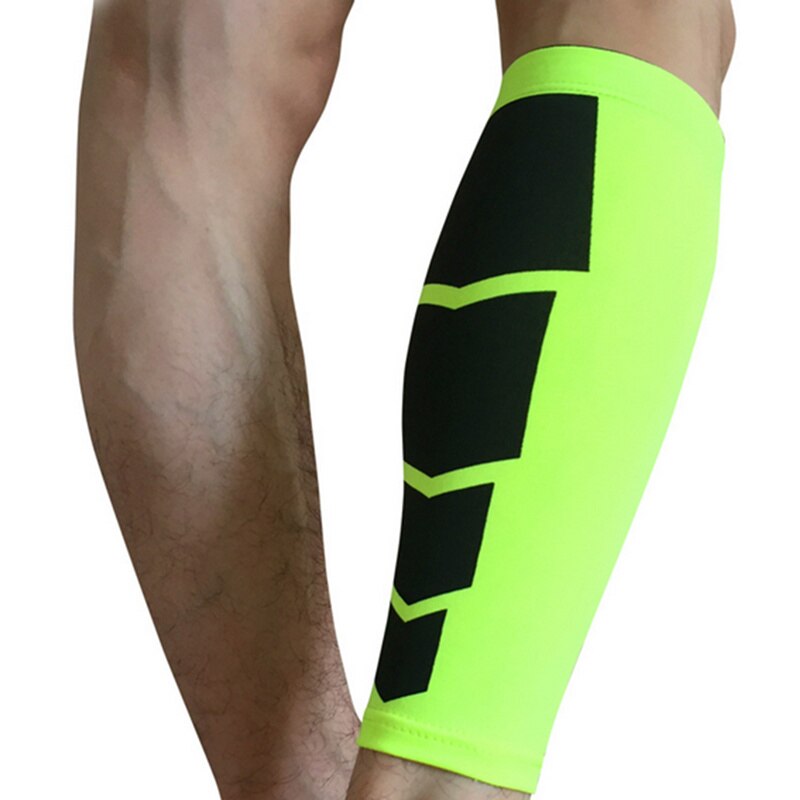 1pc Sports Leg Calf Leg Brace Support Stretch Sleeve Compression Exercise Unisex Help Ease Cramping Fit Comfortably Your CALF: fluorescent green / M