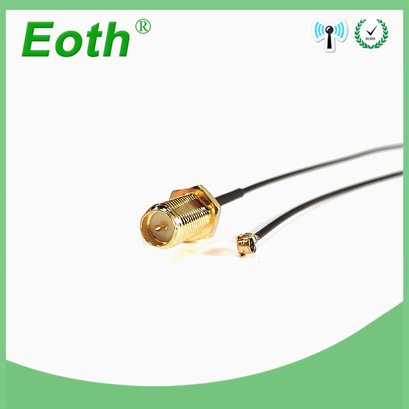 2 pieces lot 20cm Extension Cord UFL to SMA Male Connector Antenna WiFi Pigtail Cable IPX to RP-SMA female to IPX