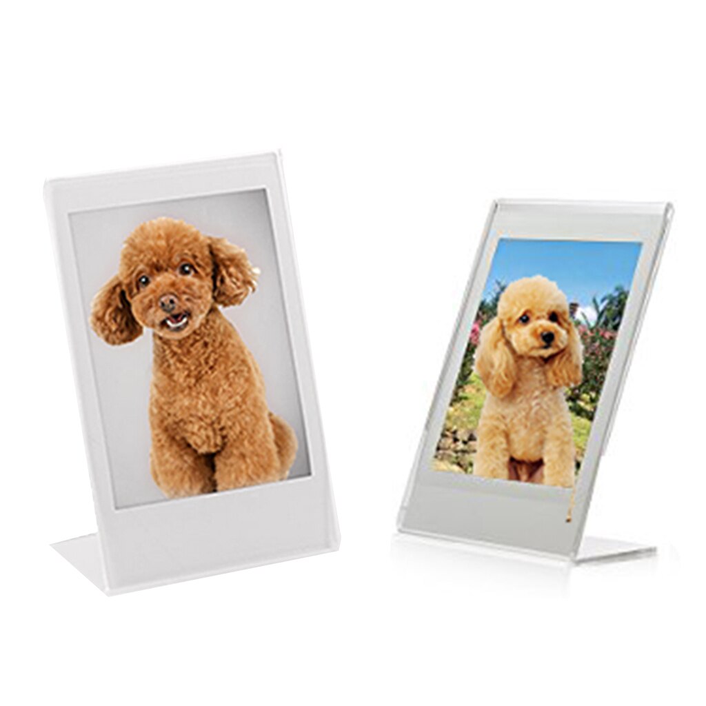 1x Acrylic Photo Frame Poster Picture Holder Standing Display Memories