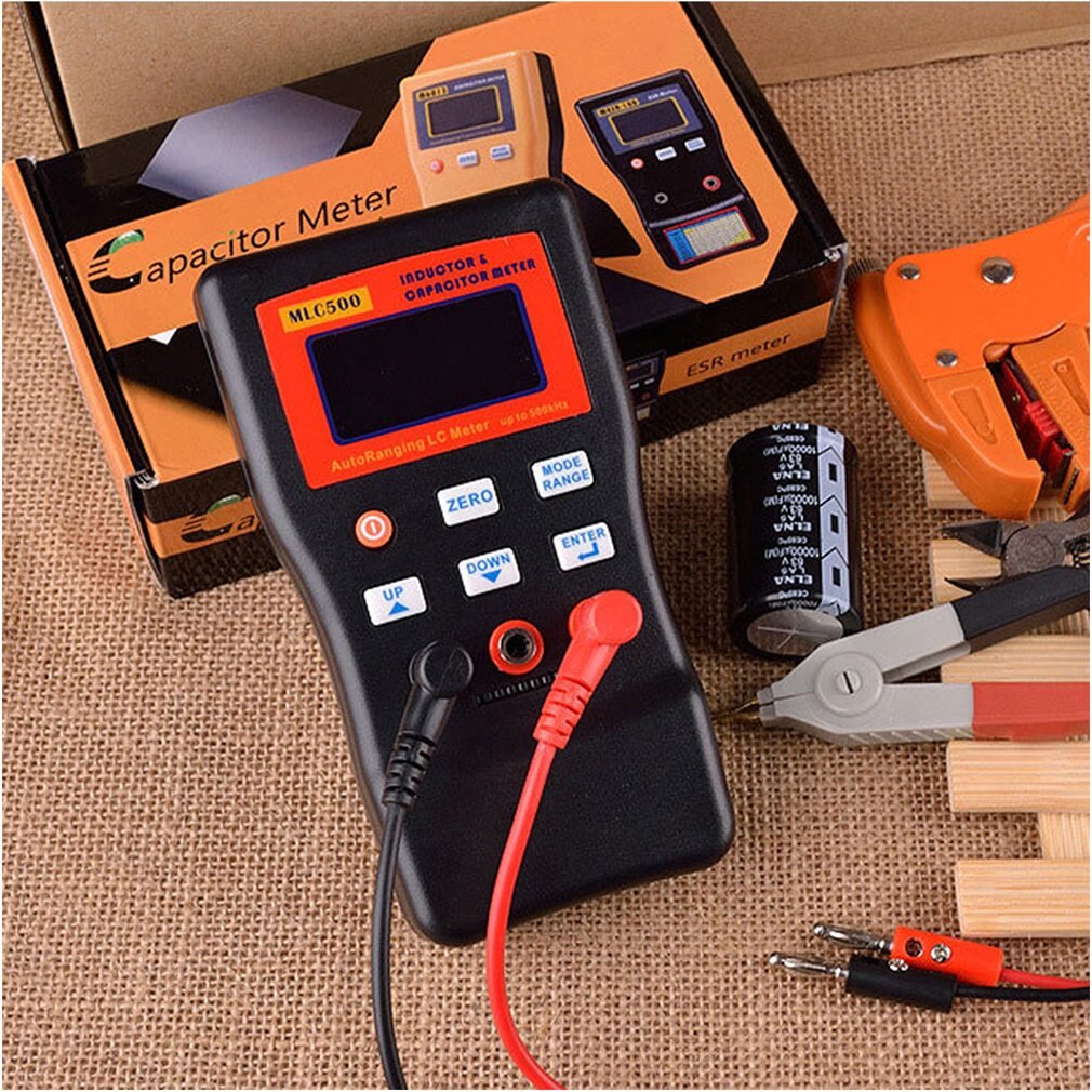 MLC-500 High Precision Auto Ranging LC Meter Capacitance Inductance Table 500 KHz Capacitance Meter