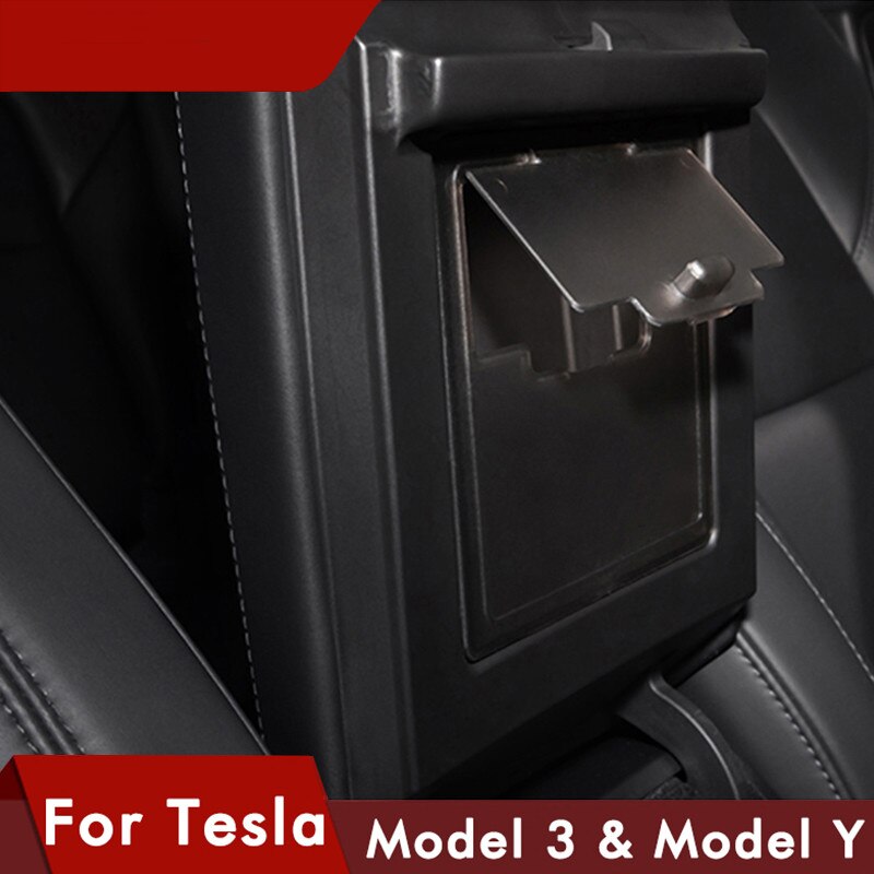 Model3 Car Privacy Box For Tesla Model 3 Y Accessories Armrest Cover Hidden Storage Box For Tesla Model Three Accessory