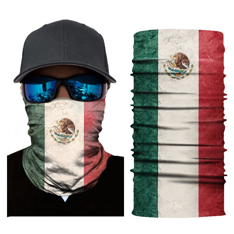 3D sans couture magique masque facial couverture Bandana cou guêtre tubulaire anneau foulards soleil garde visage bandeau écharpe vélo chapeaux