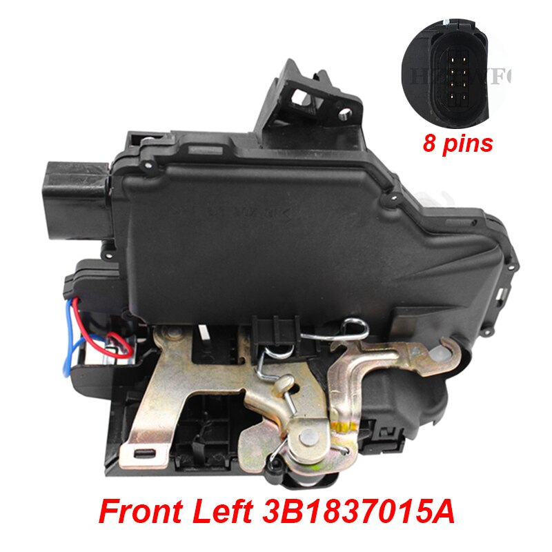Actuadores de pestillo de cerradura de puerta, accesorio para Passat B5 Golf MK4 3B1837015A 3B1837016A 3B4839015A 3B4839016A,: Front Left