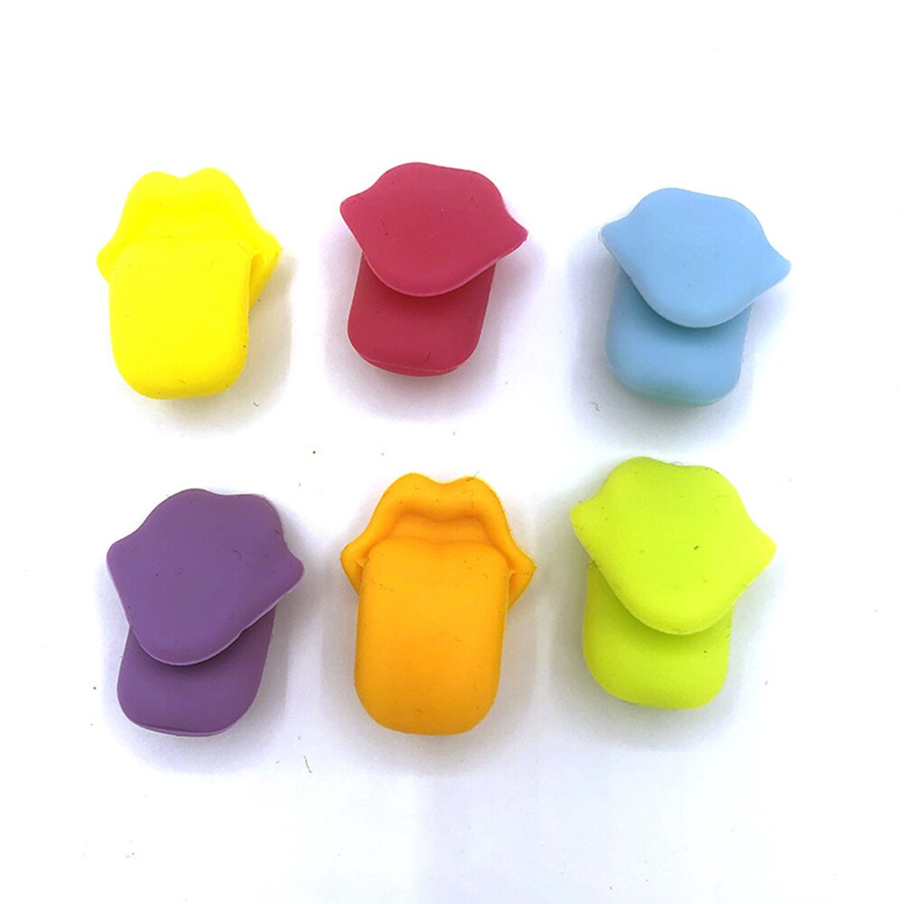 Siliconen glas markers - 12 stuks - ø1 cm