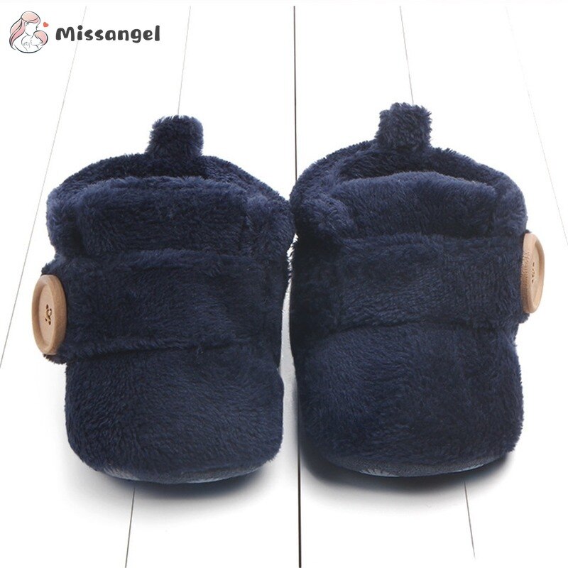 Baby Girls Boys Shoes Lovely Warm Toddler First Walkers Infant Shoes Soft Slippers Cute Shoes Winter Non-Slip Baby Warm Shoes