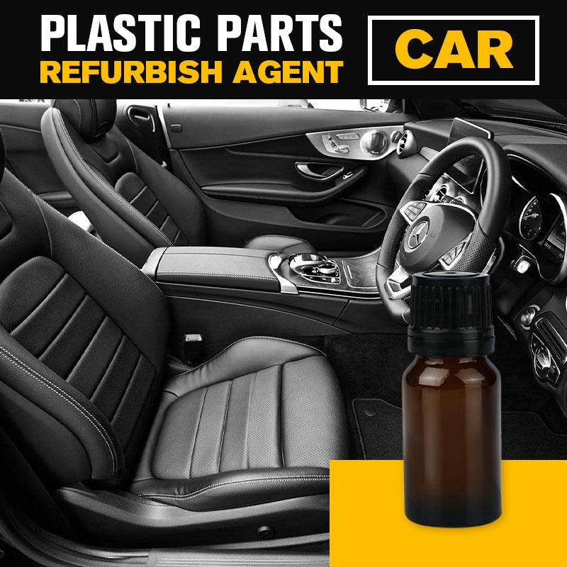Agente de restauración de plástico para el cuidado de la pintura del coche, líquido hidrofóbico para Interior, limpiador de cera, 10ml