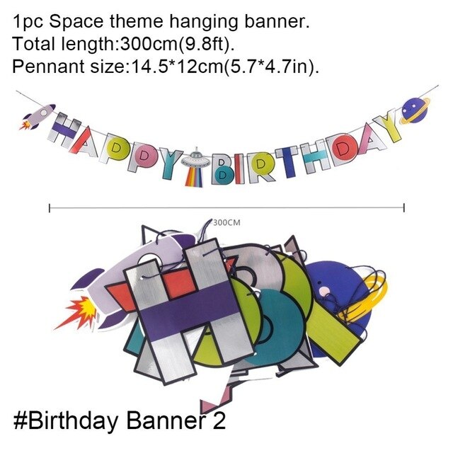 Hængende planet hvirvel krans til plads stjerneklar astronomi fest streamers banner til dreng fødselsdag børnehave klasseværelse loft indretning: Mørkegrå