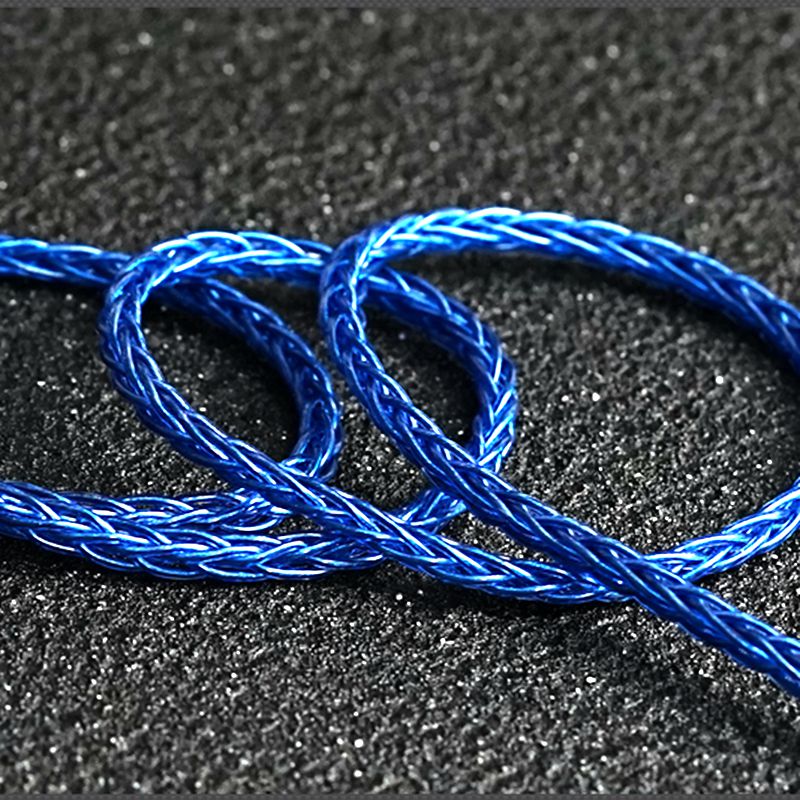 XINHS F17 8-core sky blue silver plated headphone upgrade cable