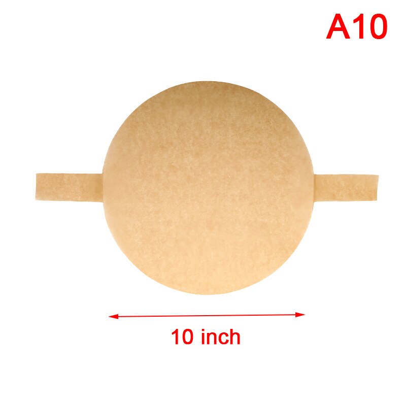 100PC Parchment Paper Rounds With Lift Tabs Baking Paper Disposable Sheet: A10