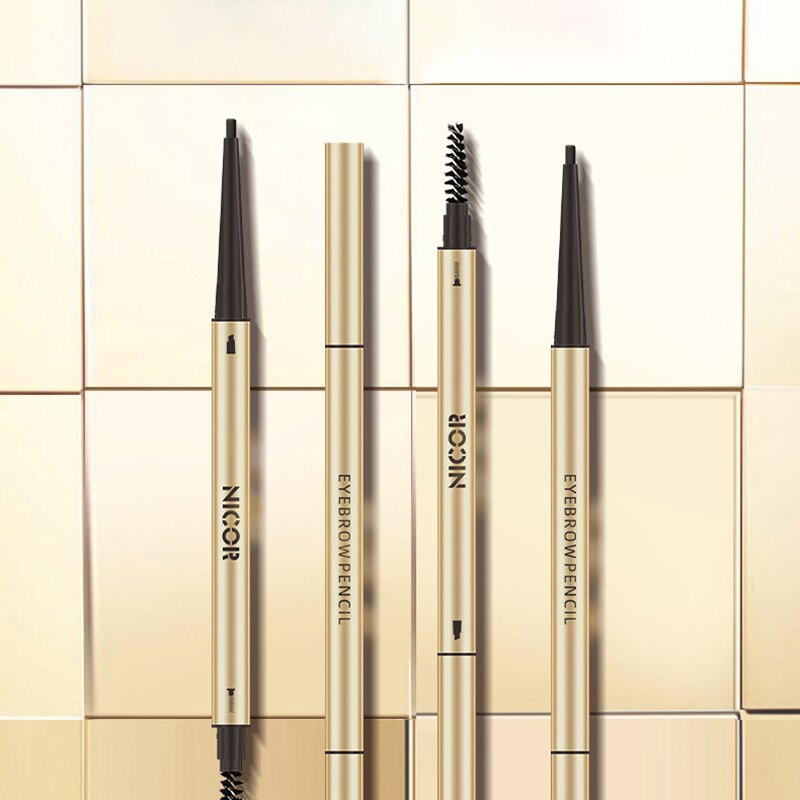 Crayon à sourcils 2 en 1 à Double extrémité, crayon à sourcils durable et étanche