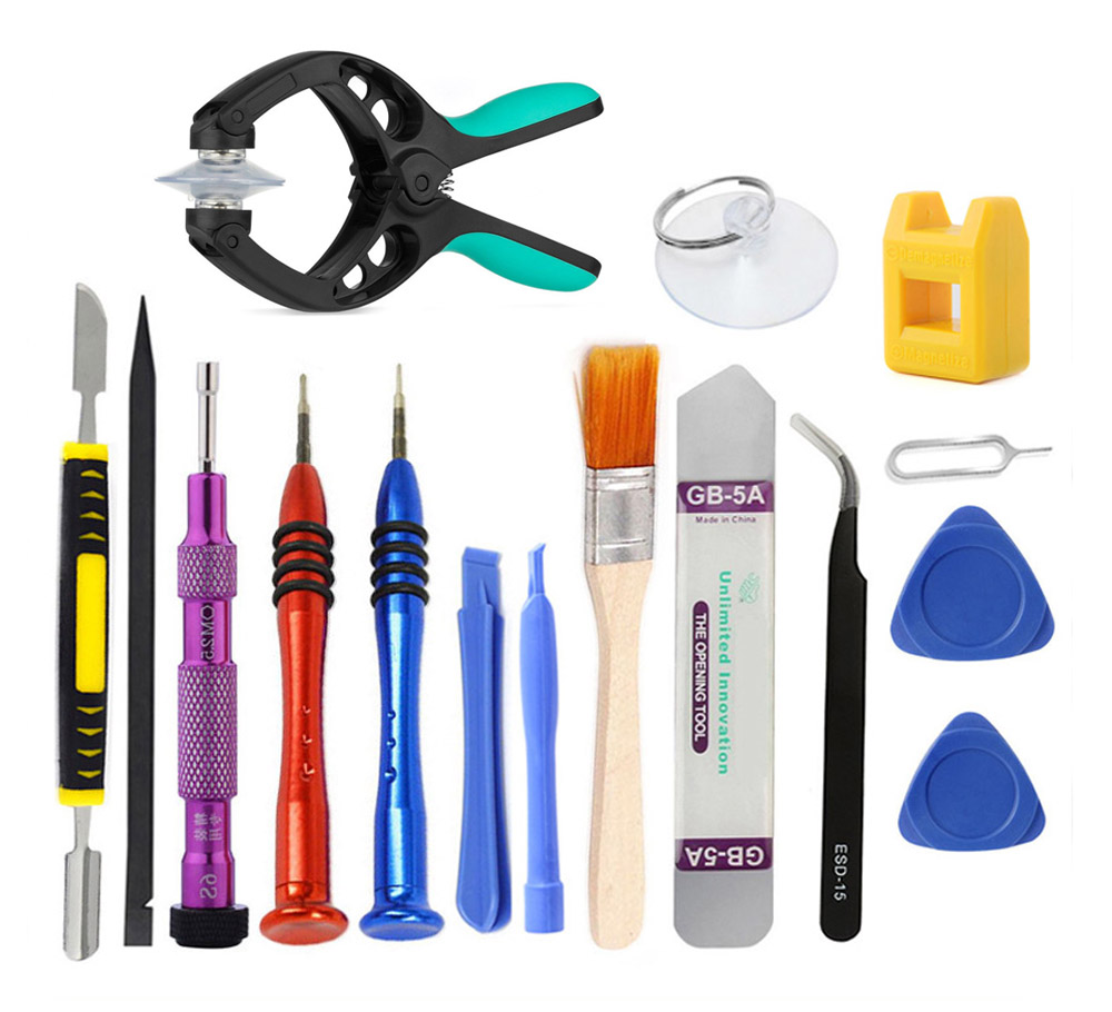 16 In 1 Mobile Phone Repair Disassembly Tools Kit Opening Screen Screwdrivers Sets For iPhone 5 5s 6 6S Smartphone Hand Tool Set: Default Title