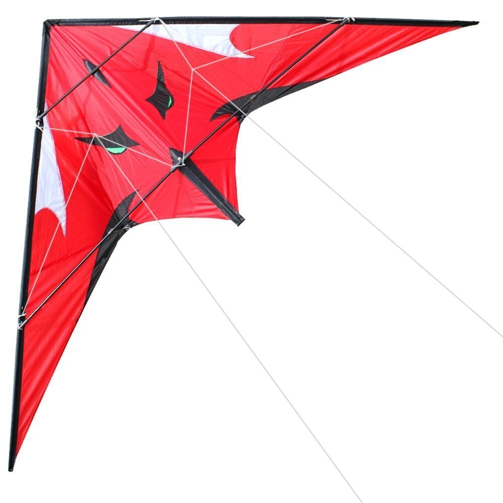 Outdoor Fun Sport 48 Inch Dual Line Stunt Vliegers/Rood Kite Met Handvat En Lijn Goede Vliegende