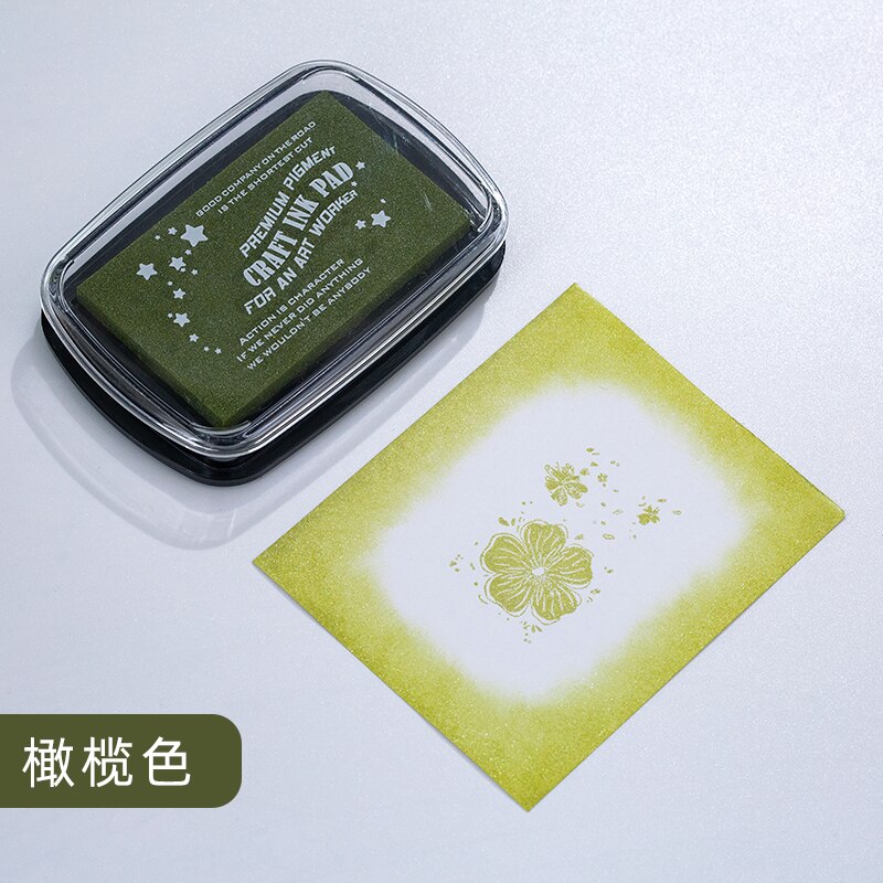 COO NOTE ink pad oil planner scrapbooking silicone stamp DIY diary greeting card Wood Paper Craft: K