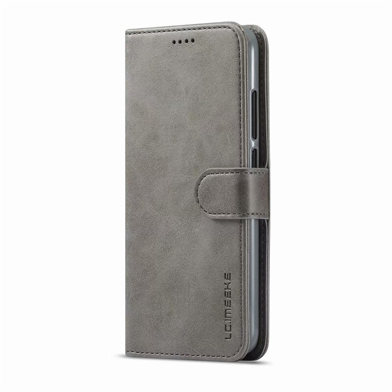 Redmi 7 Fall Leder vintage Brieftasche Fällen Für Funda Xiaomi Redmi 7 Fällen Flip Telefon Fall Auf Xiaomi Redmi 7 abdeckung Mit Magnetische 7: Grau