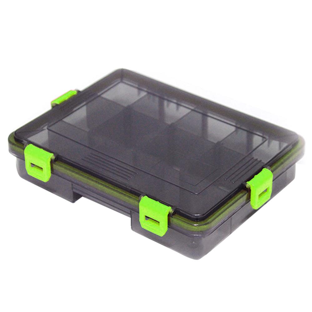 Waterproof Multi Layer Fishing Tackle Box Fly Fishing Storage Case Portable Fishing Gear Storage Box Strong Corrosion Resistant: E Green Large