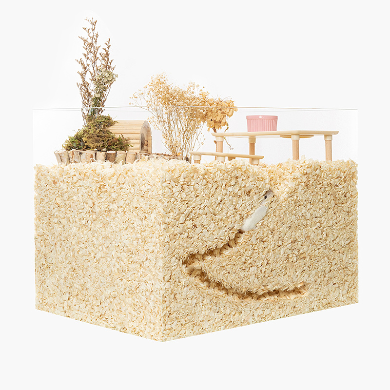 1/1.5kg criceto segatura trucioli di legno di pioppo biancheria da letto riccio deodorante traspirante trucioli di legno forniture paesaggistiche estive