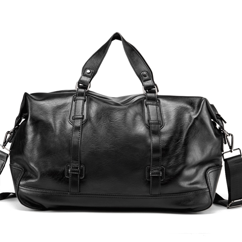Gumst mænds håndtaske læder stor kapacitet rejsetaske mænds skuldertaske mandlig rejsetaske taske afslappet messenger crossbody tasker