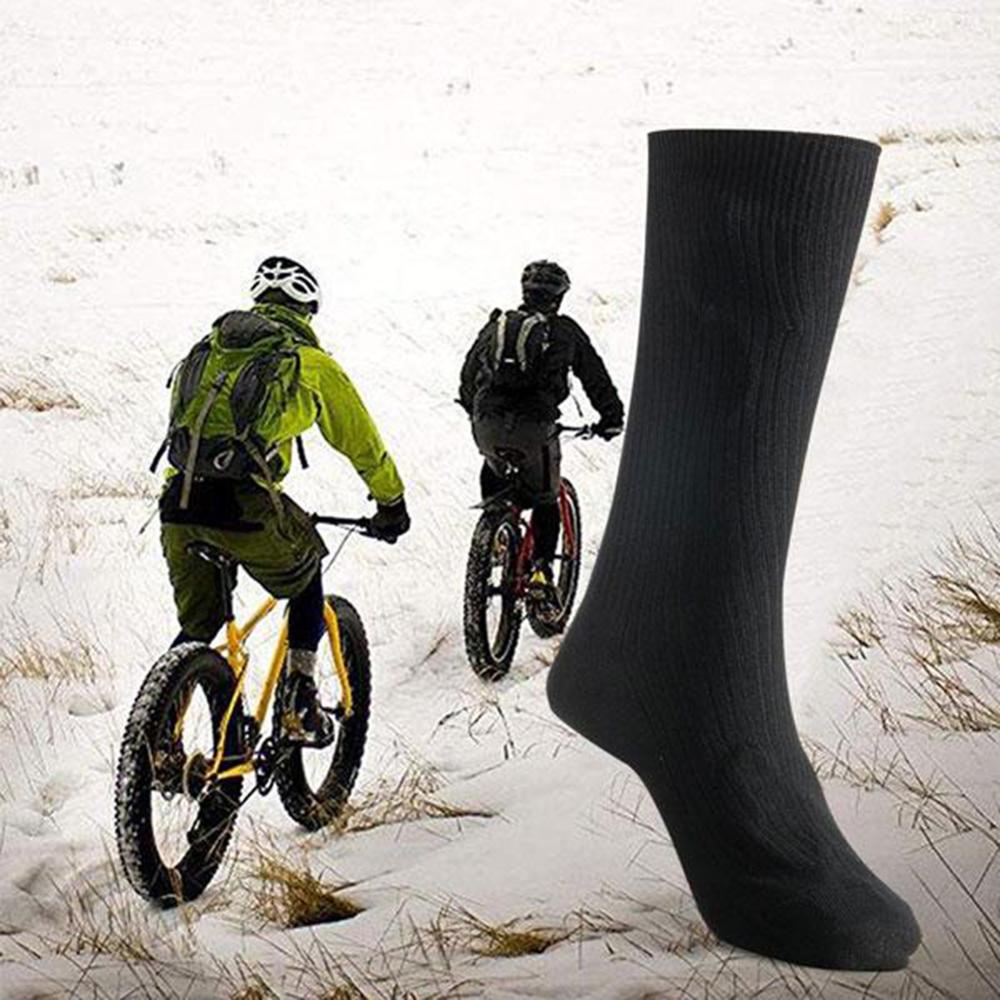 Thermal Cotton Heated Socks Sport Ski Socks Winter Foot Warmer Electric Warming Sock Tool O11