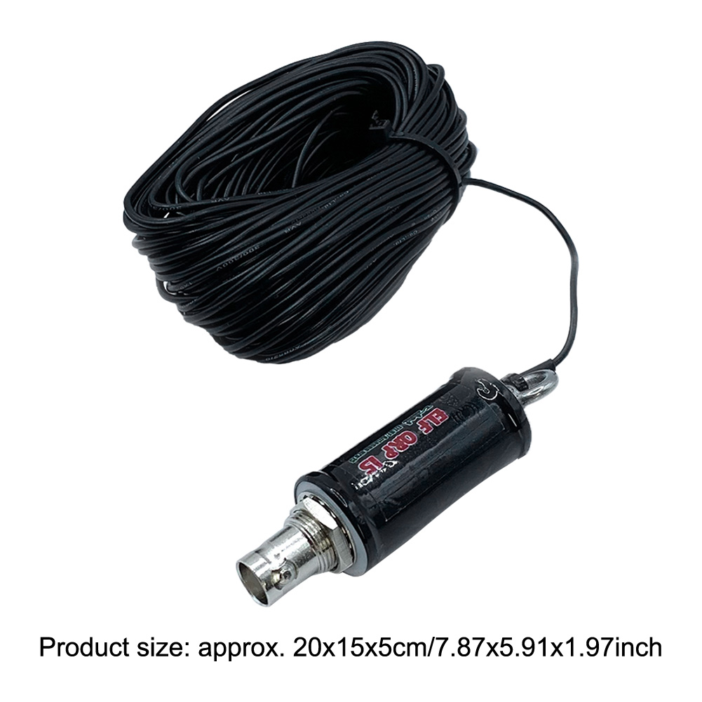 QRP15 1-30MHz Portable Mini ELF HF Antenna Portable Shortwave Antenna HF Aerial Support 40M/20M/15M/10M Transmitting