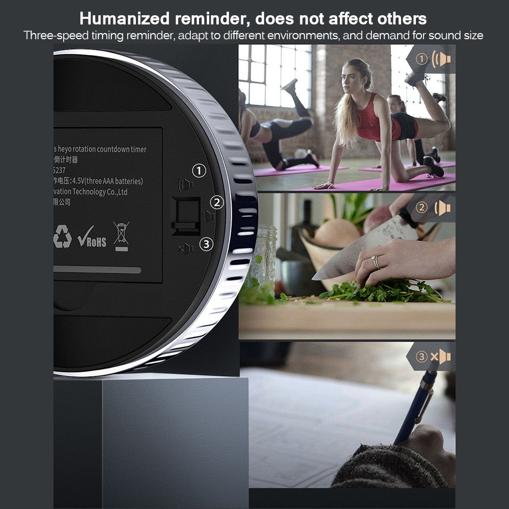 Mini Led Digitale Display Keuken Timer Keuken Countdown Alarm Magneet Klok Slaap Stopwatch Klok Timer