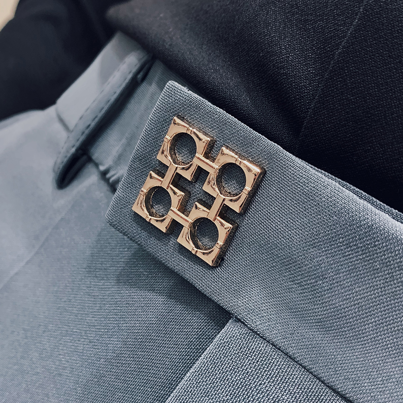 Luksusowe formalne garnitur weselny spodnie dla mężczyzn garnitur spodnie robić kostek dorywczo garnitur szczupły dopasowanie spodnie biuro społeczne Pantalon Homme