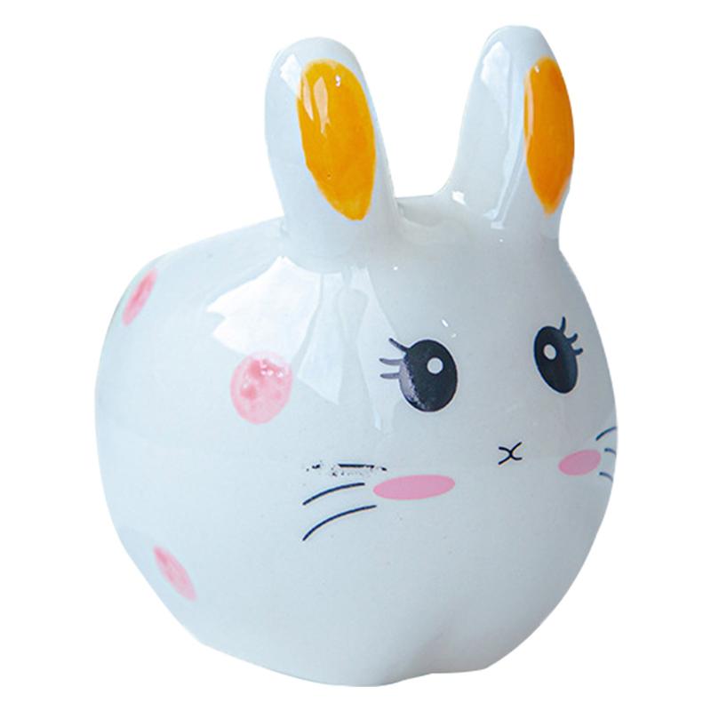 1 PC Cat Flower Pot Plant Pot Cartoon Animals Ceramic Succulent Flowerpot Ceramic Pot Flowerpot Mini Planter For Dorm Home Store: B