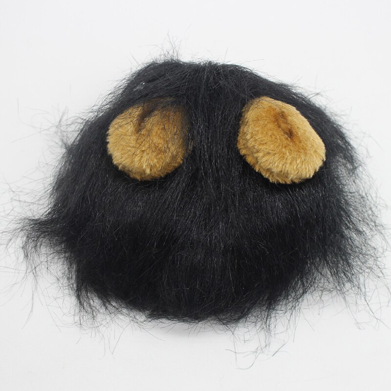 Belmil śmieszne słodkie kot domowy kostium lwia grzywa czapka z peruką dla kota placki Halloween ubrania świąteczne przebranie z uszami ubrania dla zwierząt domowych: 04