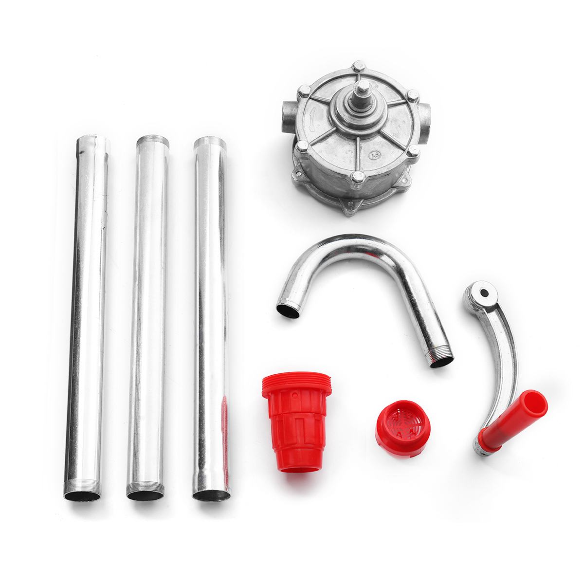 Manual Hand Pump 32mm 22L/min Heavy Drum Rotary Oil Fuel Barrel Heavy Duty Pump Diesel Fuel Oil Gas Transfer Tool