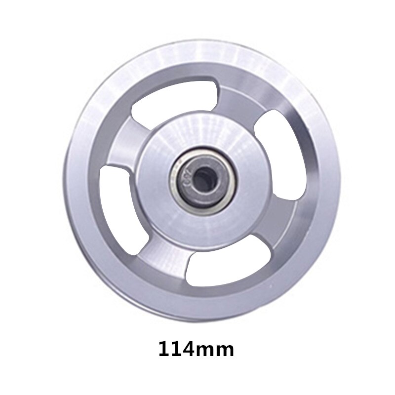 73-114MM Gym Cable Pulley Universal Aluminium Alloy Bearing Pulley Wheel for Home DIY Fitness Heavy Duty Workout Accessories: 114mm