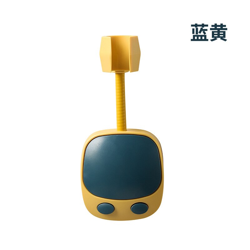 Rotation Universal Shower HolderShower Head Holder Punch-Free Bathroom Bracket Adjustable ABS handheld shower holder Fixed Base: E