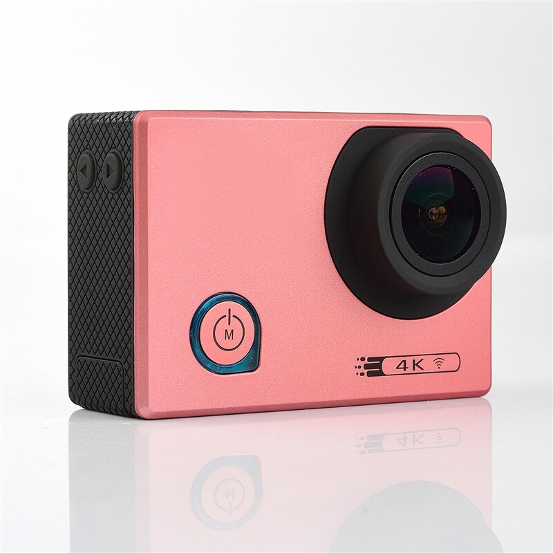 SOOCOO C50 Action 4K 24fps Cámara deportiva Wifi Gyro ángulos de visión ajustables NTK96660 30M impermeable deporte DV acción cam: Rosa