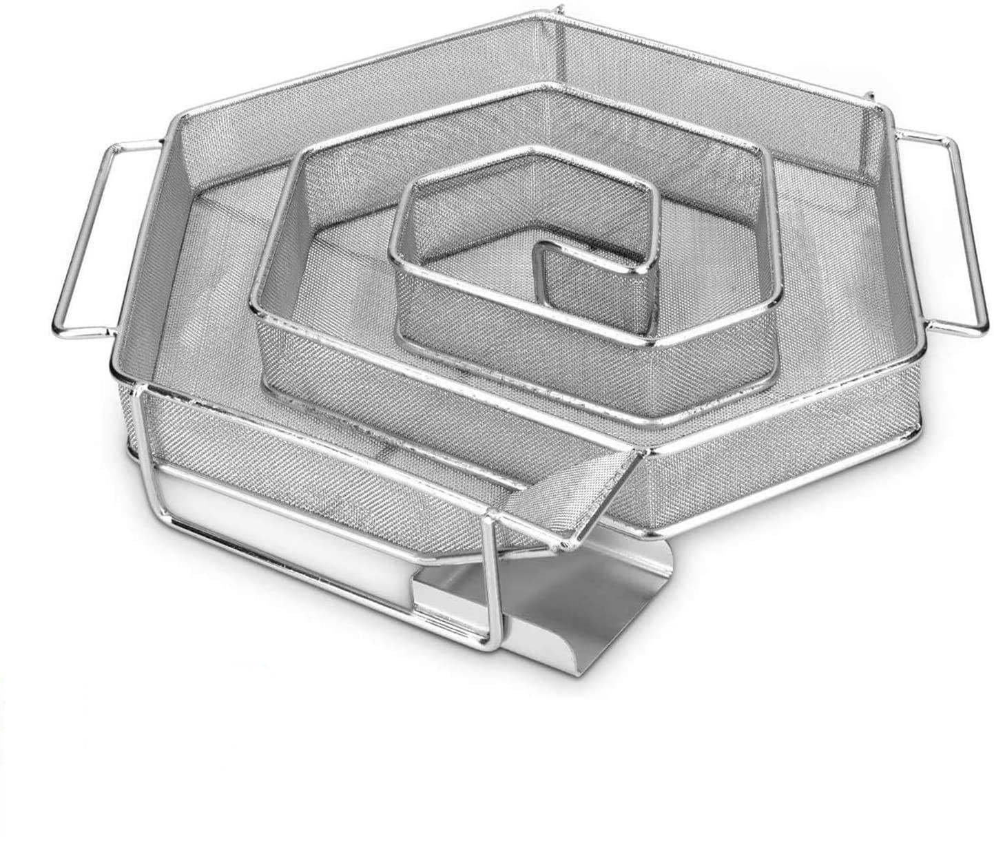 Cold Smoke Generator for Smoker BBQ Grill Cold Smoke Generator Smoker Wood Pellet Kitchen Supplies: 21x18x4cm