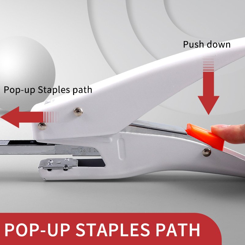 M&amp;G 25 Sheets Effortless Heavy Duty Stapler Power Saving Metal Paper Stapling Machine for School Office Supplies Stationery