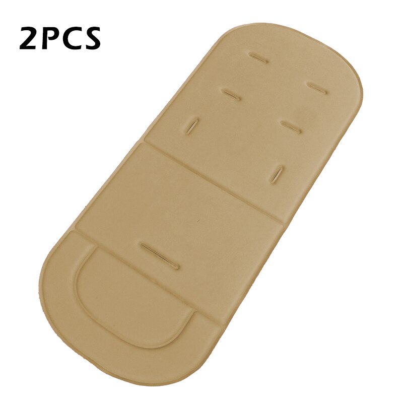 2 stk myk barnevogn setepolstring barnevogn barnevognspute yh -17: beige