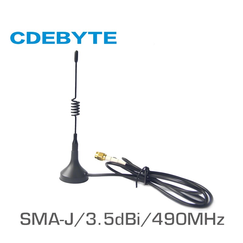 TX490-XP-100 490 mhz SMA-J interfaccia 50 ohm di impedenza di meno di 1.5 SWR 3.5dBi guadagno di alta qualità antenna ventosa