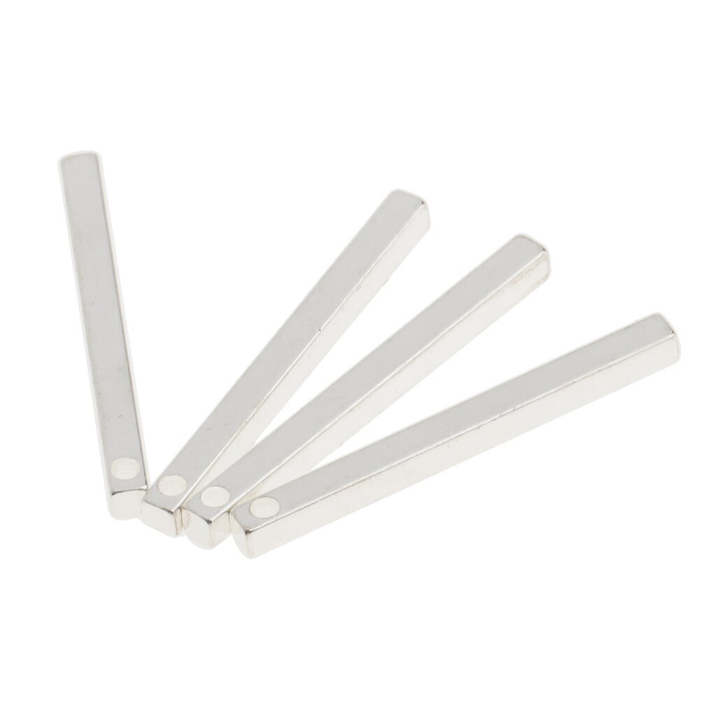 20 Pcs Legering Koper Stick Hangers Bedels Met Gat Sieraden Bevindingen Voor Maken Oorbellen Ambachten Diy