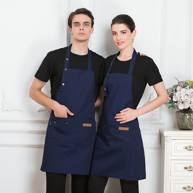 Webbing förkläde restaurang kock cozinha arbetskläder män kvinnor matsal hem kök matlagning uniform servitris servitris hängande hals