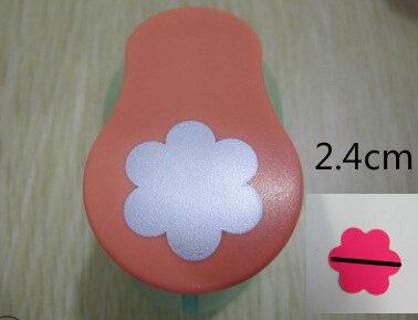 Perforadora troqueladora para manualidades con forma de flor, 0,8 cm-7cm, para Scrapbooking, escuela, perforador de papel, troqueladora para goma Eva, 6 cortador de pétalos,: 8810 flowerB 2.4cm